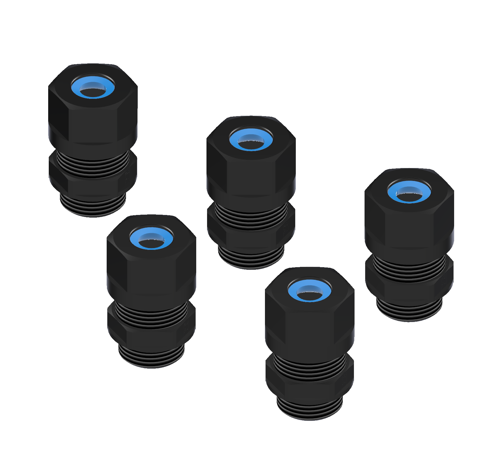 M20 Cable glands, set of 5 M20 Cable glands, set of 5